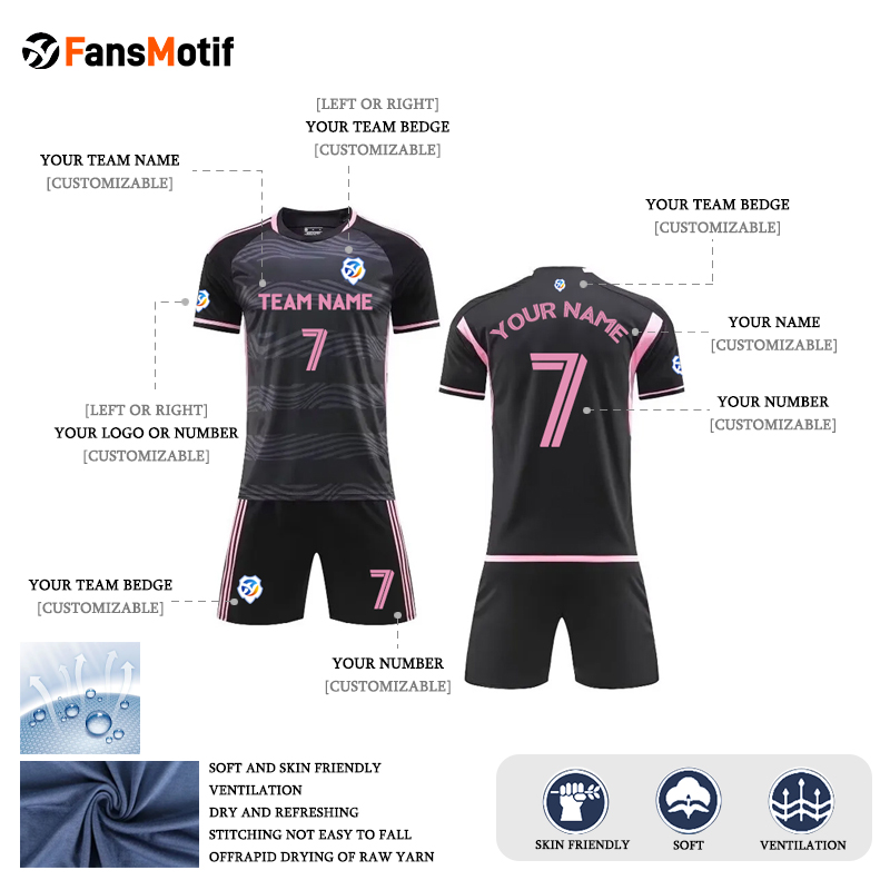 【 Senior jersey customization 】JM Custom adult football jersey game jersey team jersey - fansmotif