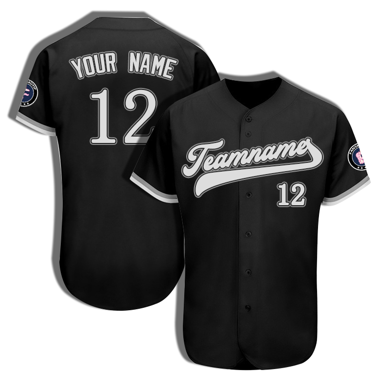 【 Senior baseball apparel 】black American baseball apparel competition special clothing wear wear - fansmotif