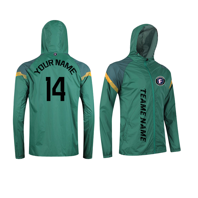 【 High Quality Windbreaker 】Dark green reflective waterproof windbreaker High quality windbreaker - fansmotif
