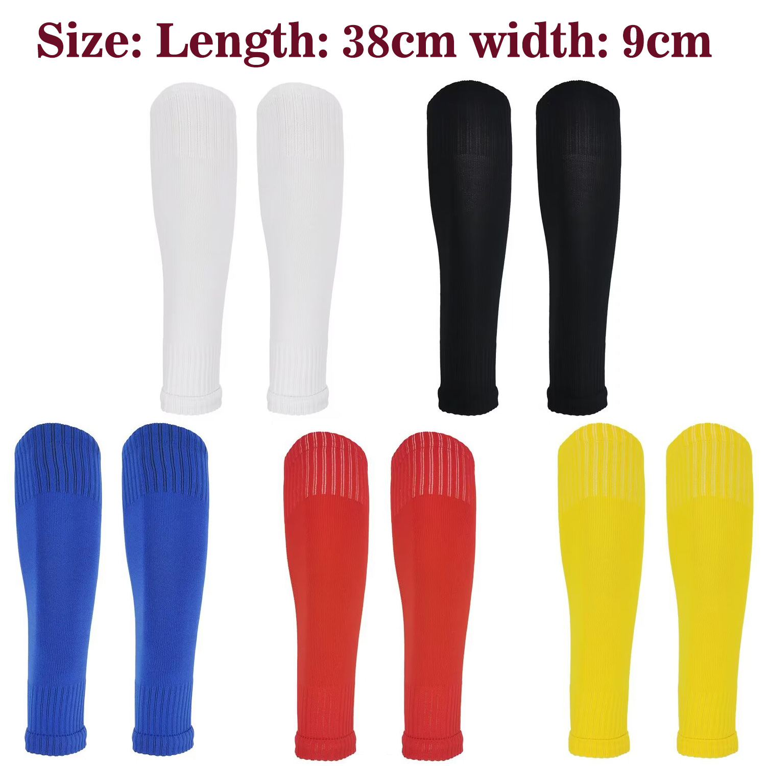 black WT5 long leg sock - fansmotif