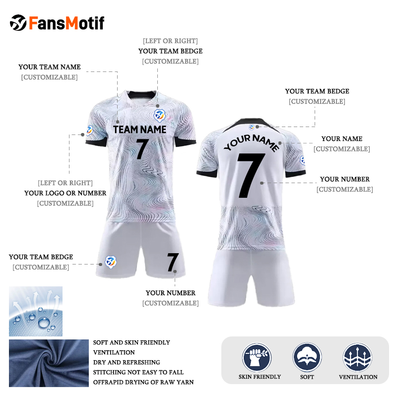 【 Senior jersey customization 】 JL Custom-made full set of adult children's game sportswear - fansmotif
