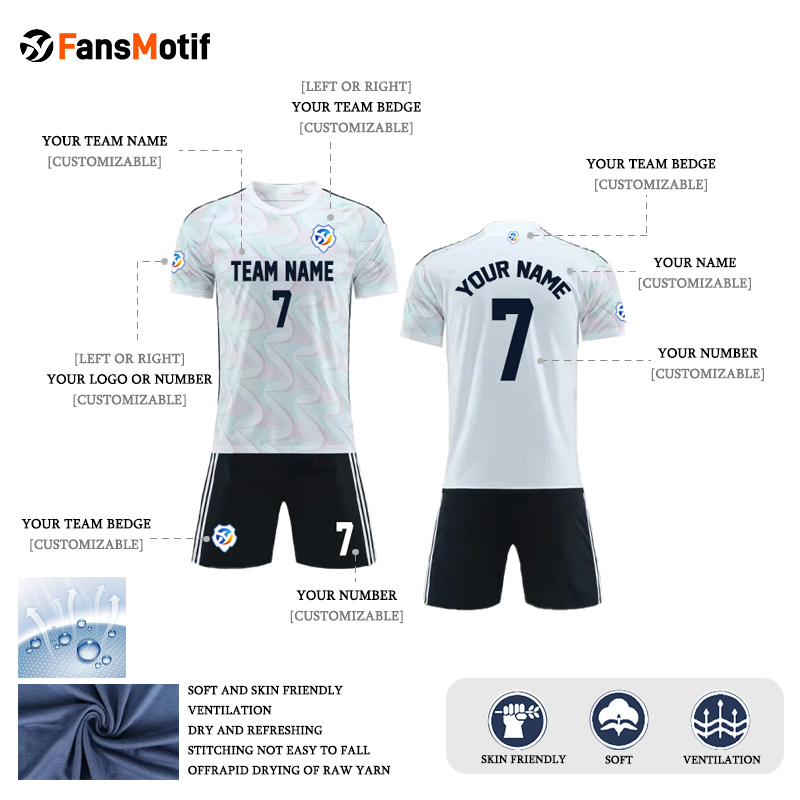 【 Senior jersey customization 】JA Customized adult football jersey game jersey team jersey - fansmotif