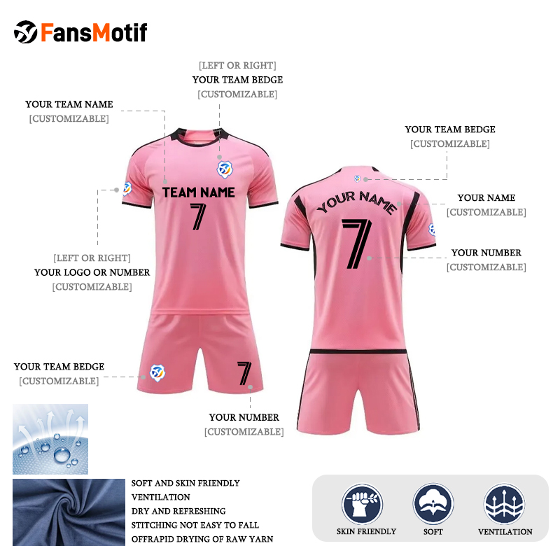 【 Senior jersey customization 】JM Full body custom football suit quick-drying tracksuit - fansmotif