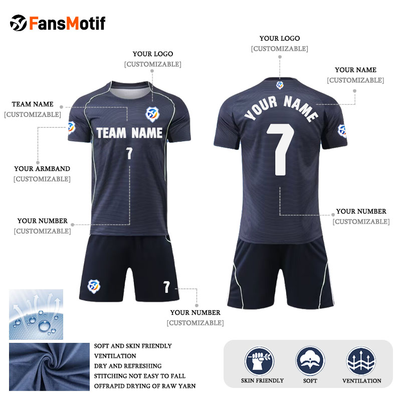 【 Senior jersey customization 】JR Customized adult football jersey game jersey team jersey - fansmotif