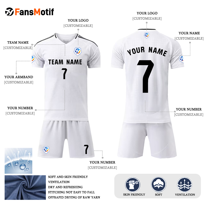 【 Senior jersey customization 】JR Customized adult football jersey game jersey team jersey - fansmotif