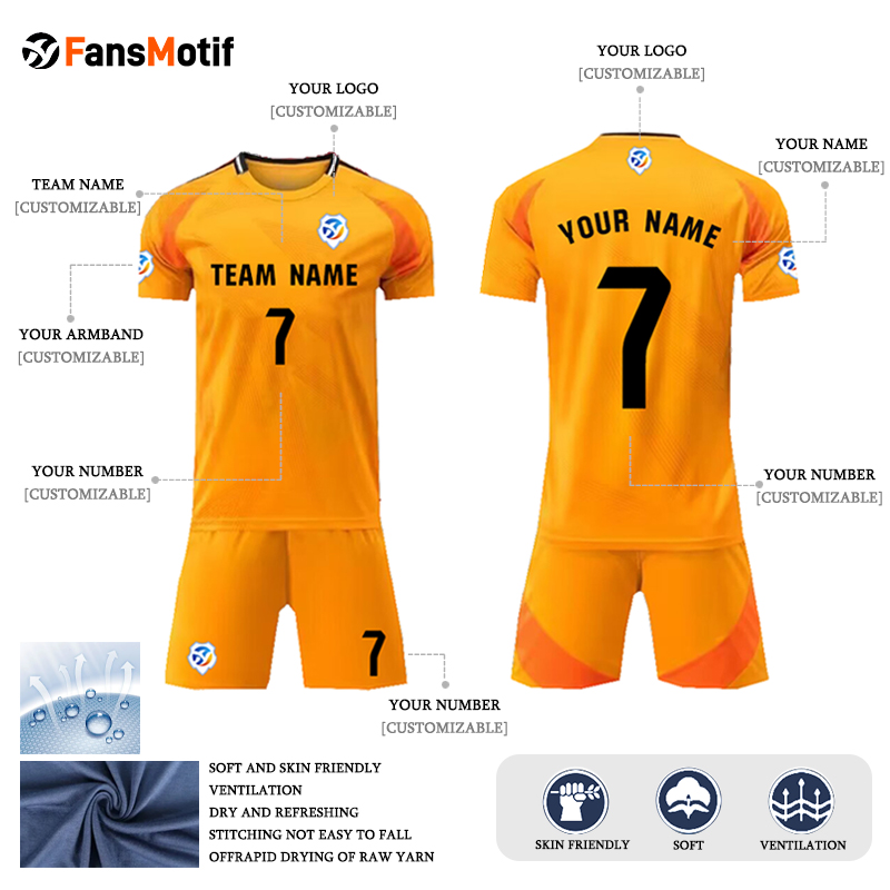 【 Senior jersey customization 】JR Customized adult football jersey game jersey team jersey - fansmotif
